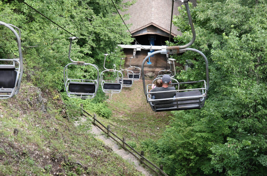 natural tunnel chairlift